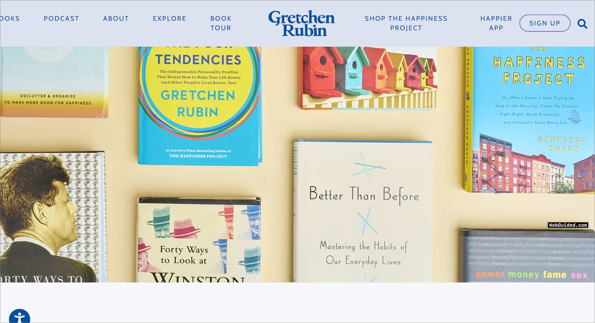 Gretchen Rubin Creator Courses LearnDash Website Example